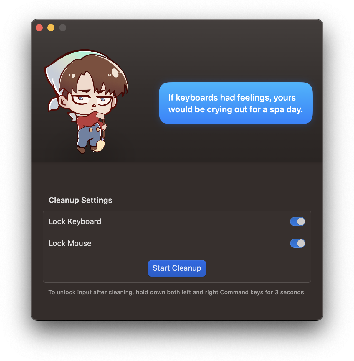 CleanupBuddy Screenshot