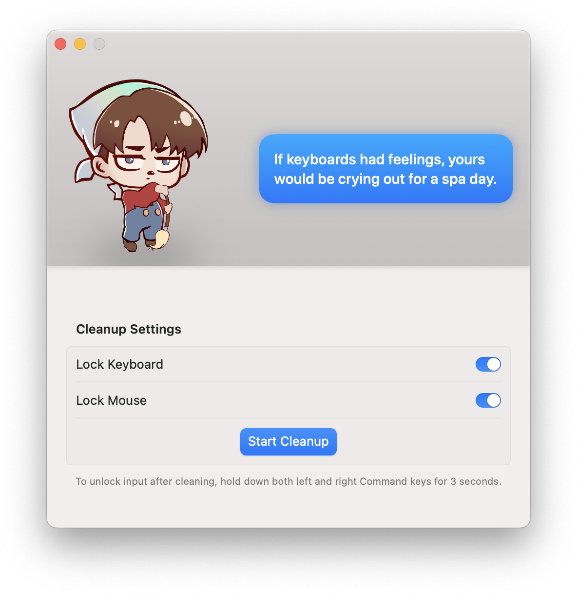 CleanupBuddy Screenshot
